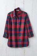 Cheerful Celebration Plaid Tunic