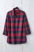 Cheerful Celebration Plaid Tunic