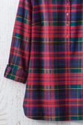 Cheerful Celebration Plaid Tunic