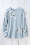 Snow Swirl Waffle Tee