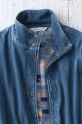 Indigo Dusk Knit Denim Anorak