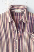 Delight in Stripes Gauze Big Shirt