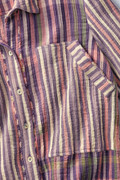 Delight in Stripes Gauze Big Shirt