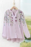 Field of Flowers Embroidered Blouse