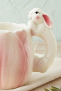 Ceramic Floral Bunny Mug
