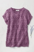 Geo Open-Stitch Sweater