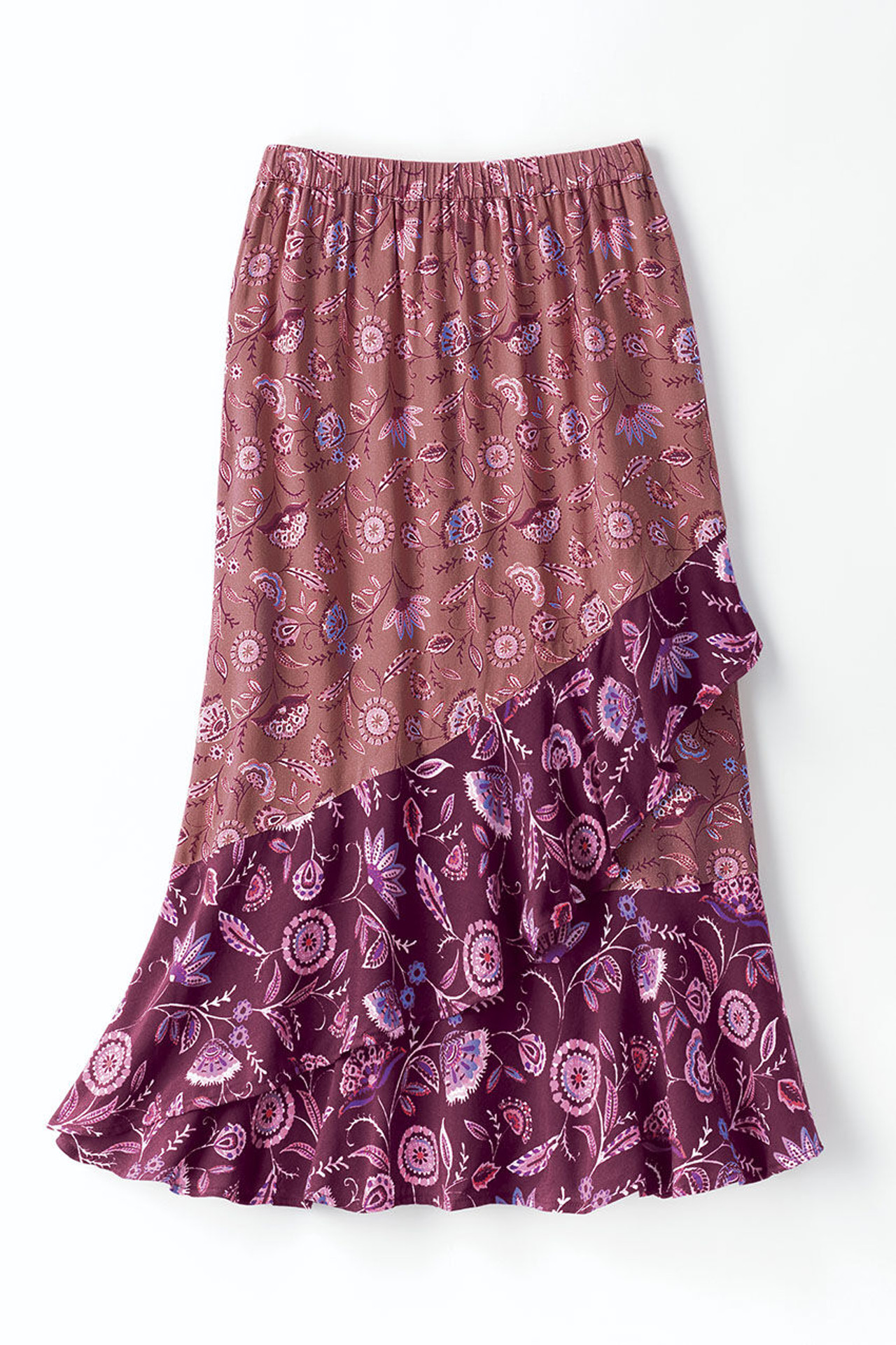 Naxos Ruffle Wrap Skirt