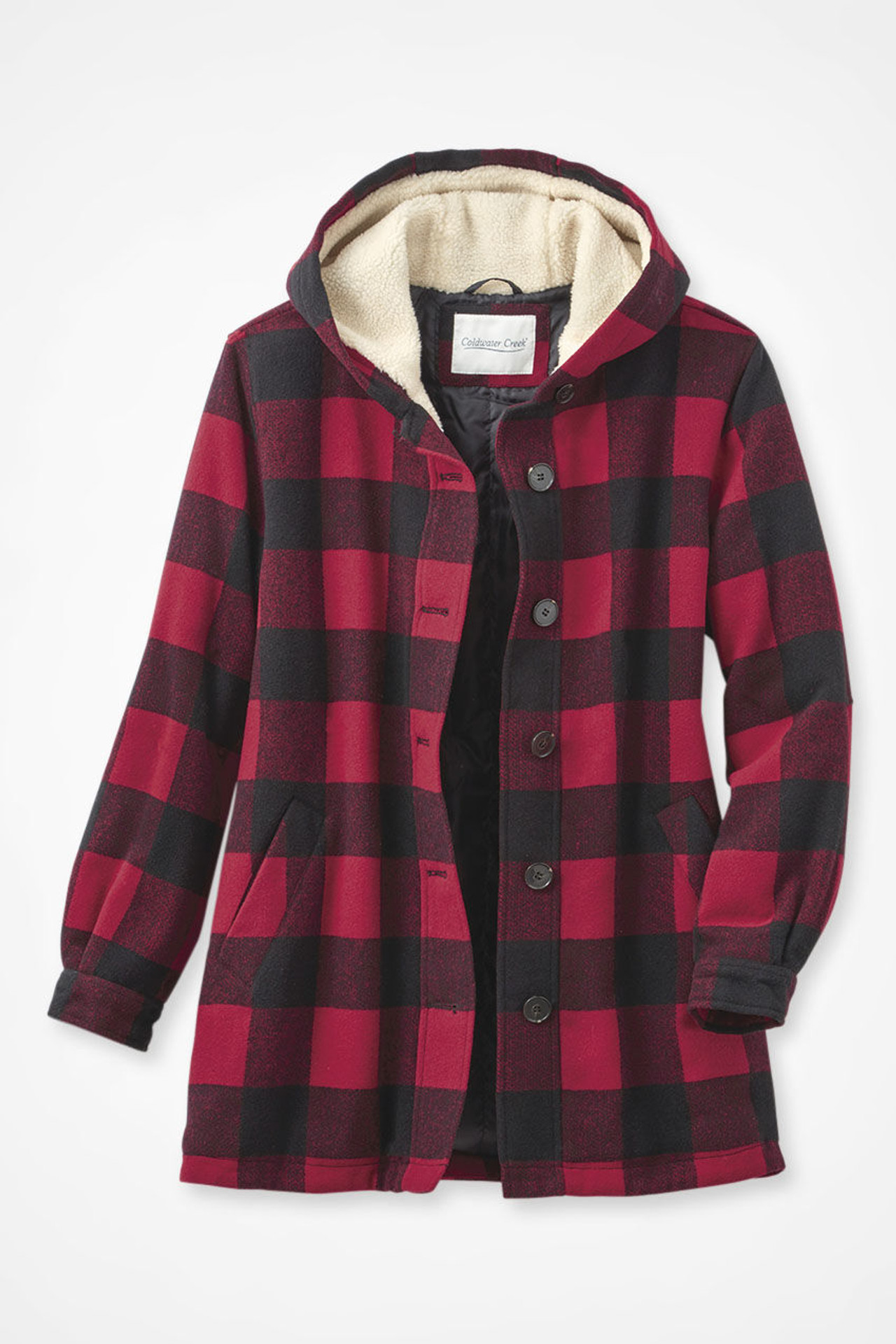 Buffalo Check Coat - Coldwater Creek