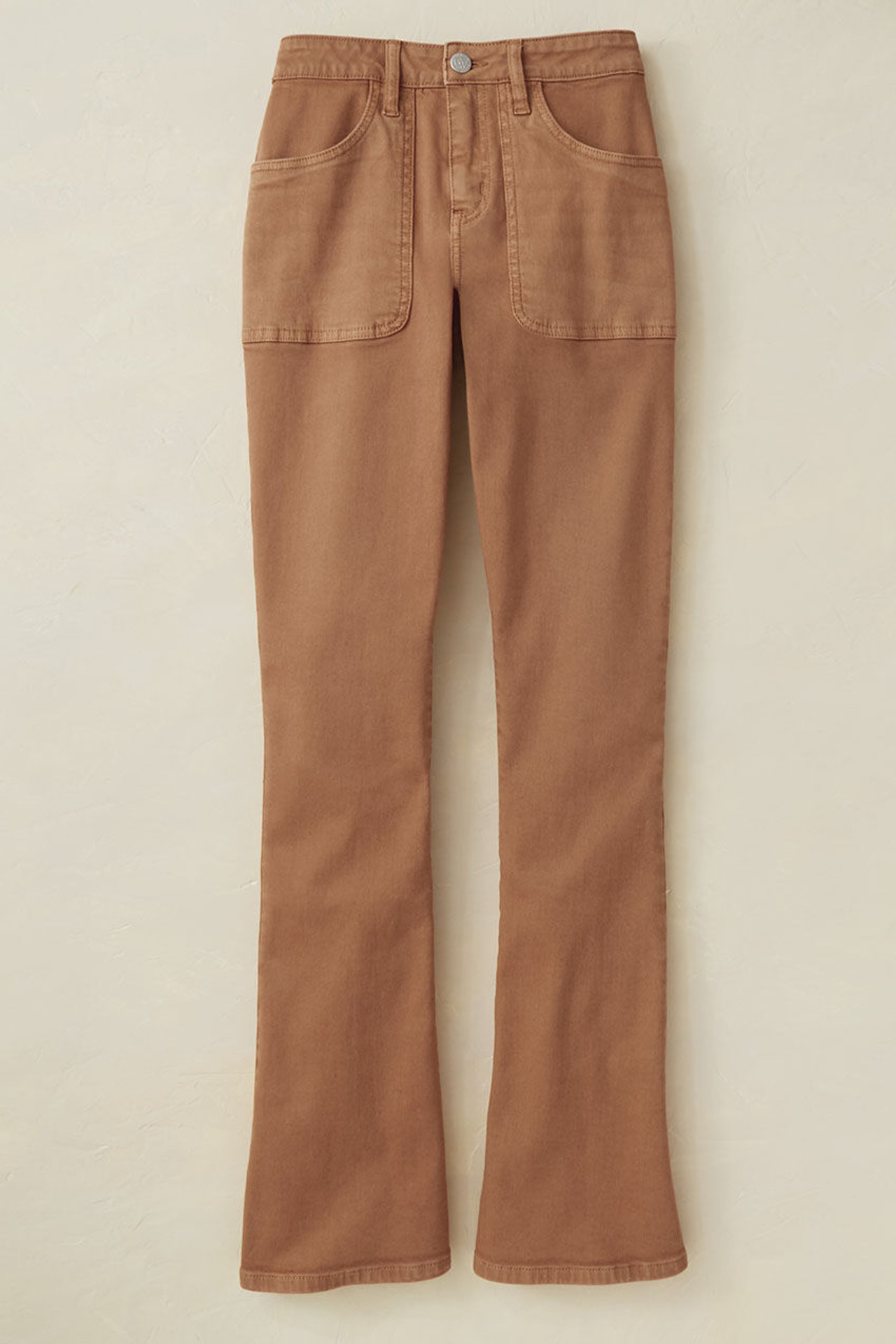 The Creek® Patch-Pocket Flare Jeans