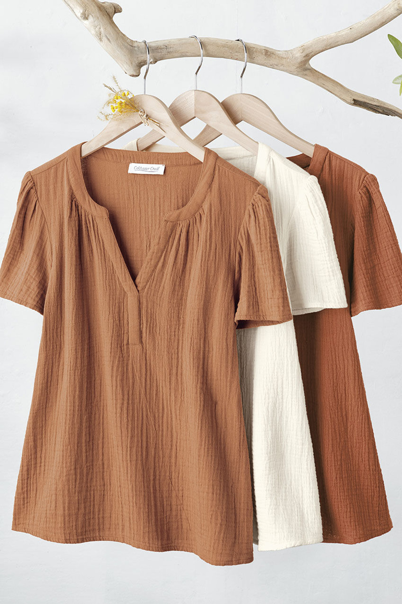 Summer Breeze Flutter Sleeve Top