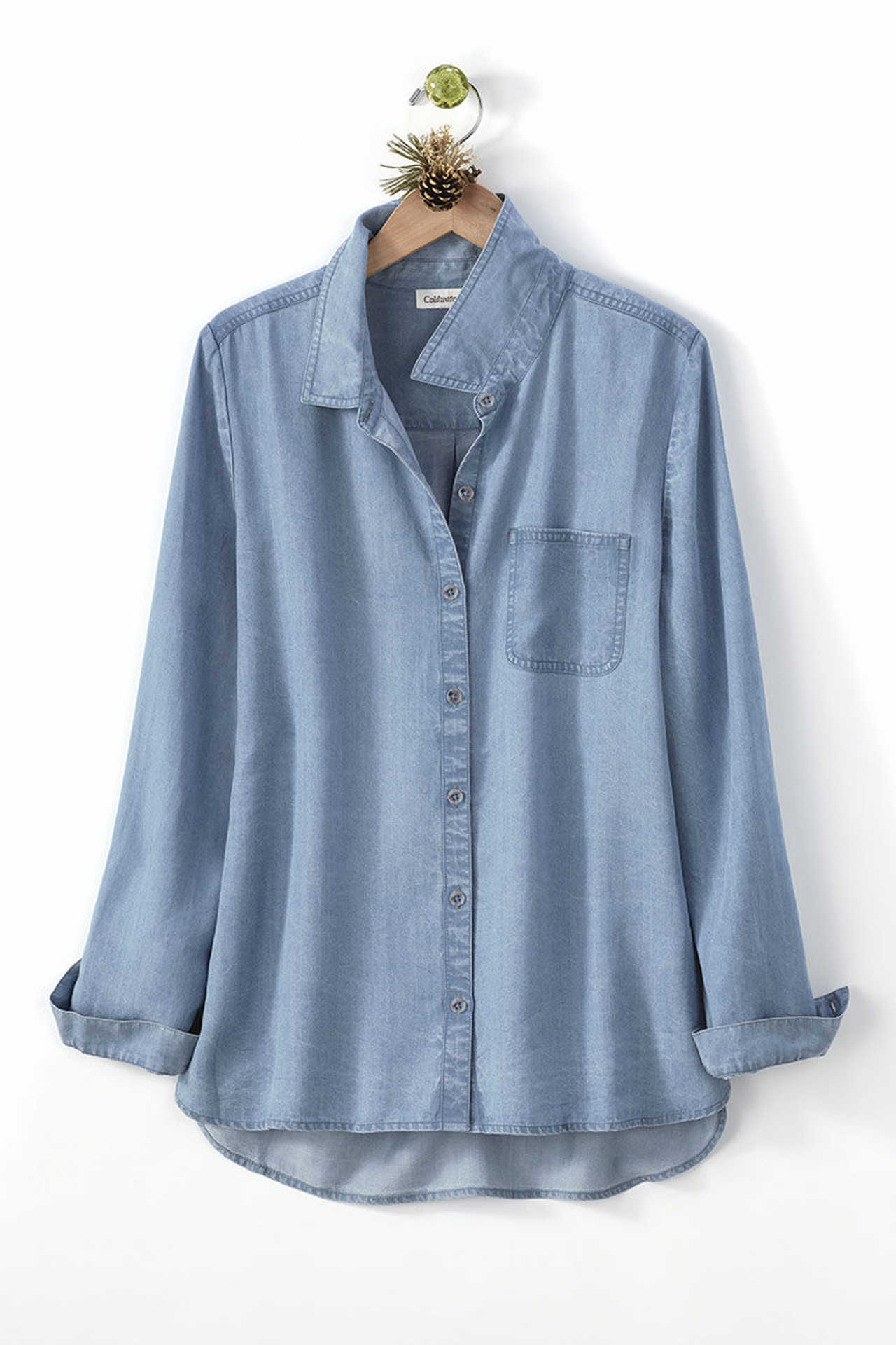 Women's Comfort Cotton/TENCEL Shirt, Long-Sleeve at L.L. Bean