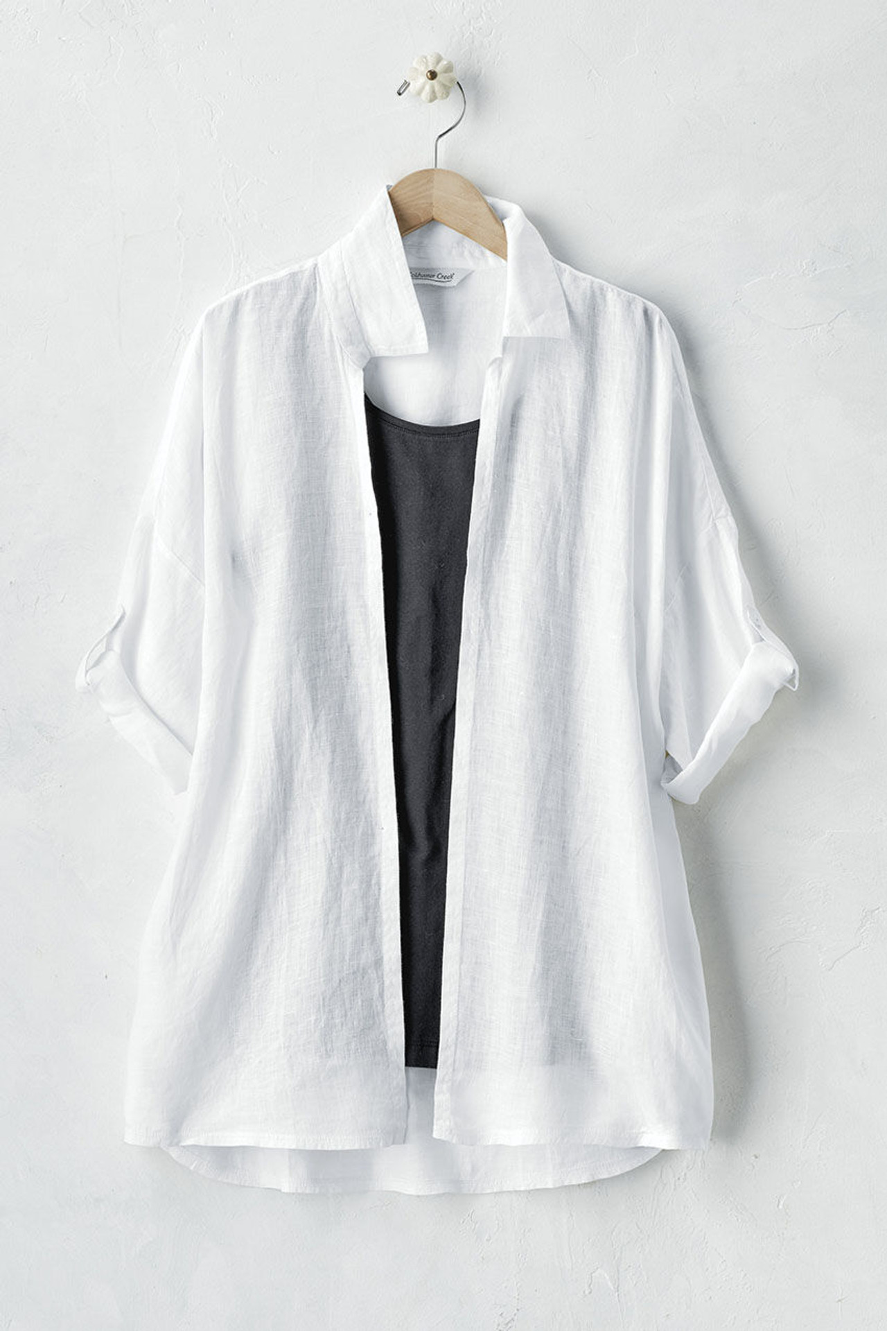 Whispering Winds Linen Jacket