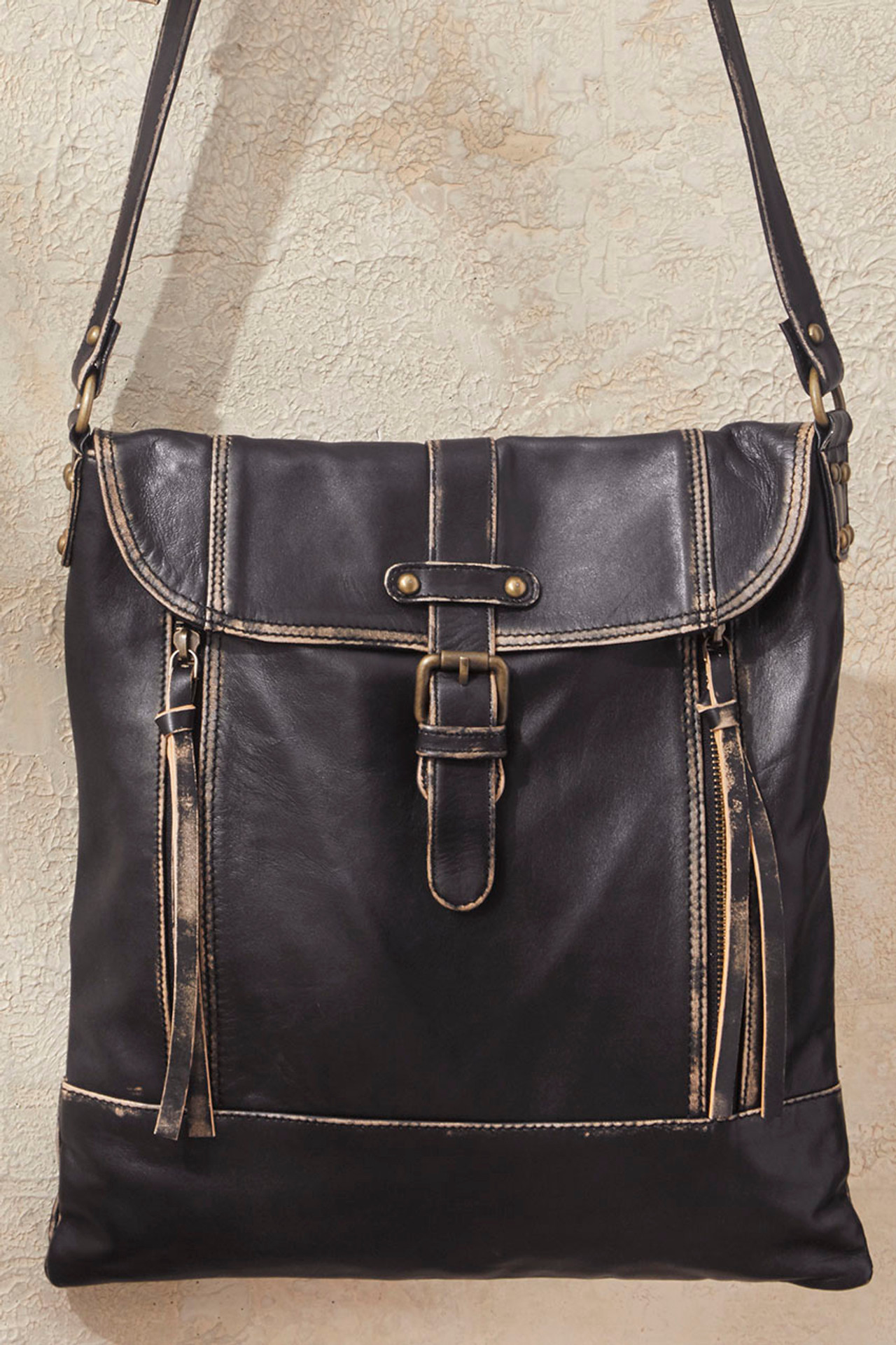 Vintage Colorado Leather Crossbody Bag Leather Shoulder Bag 