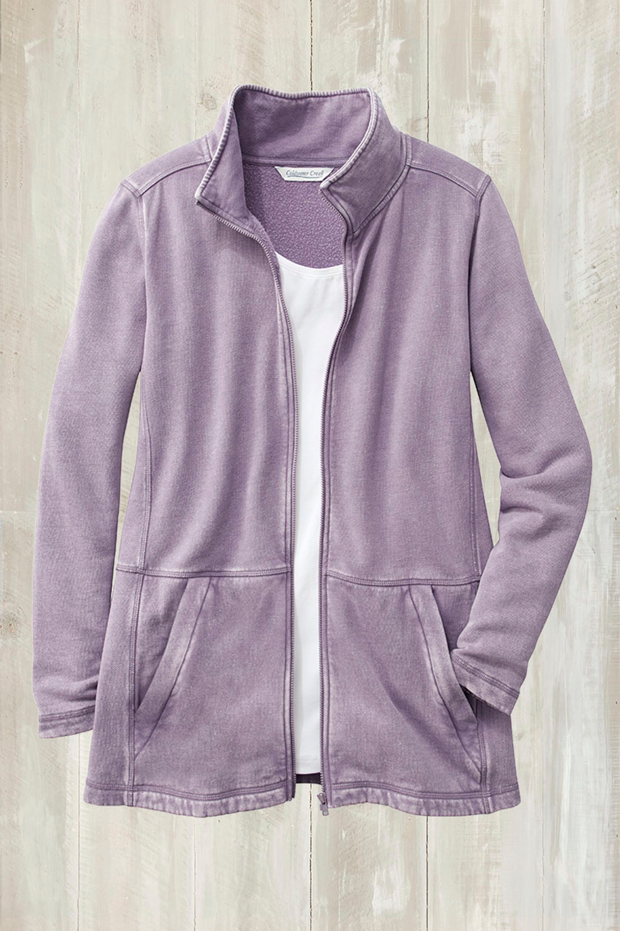 COLUMBIA Lodge Sherpa Fleece Pullover Jacket Women's Size S Purple