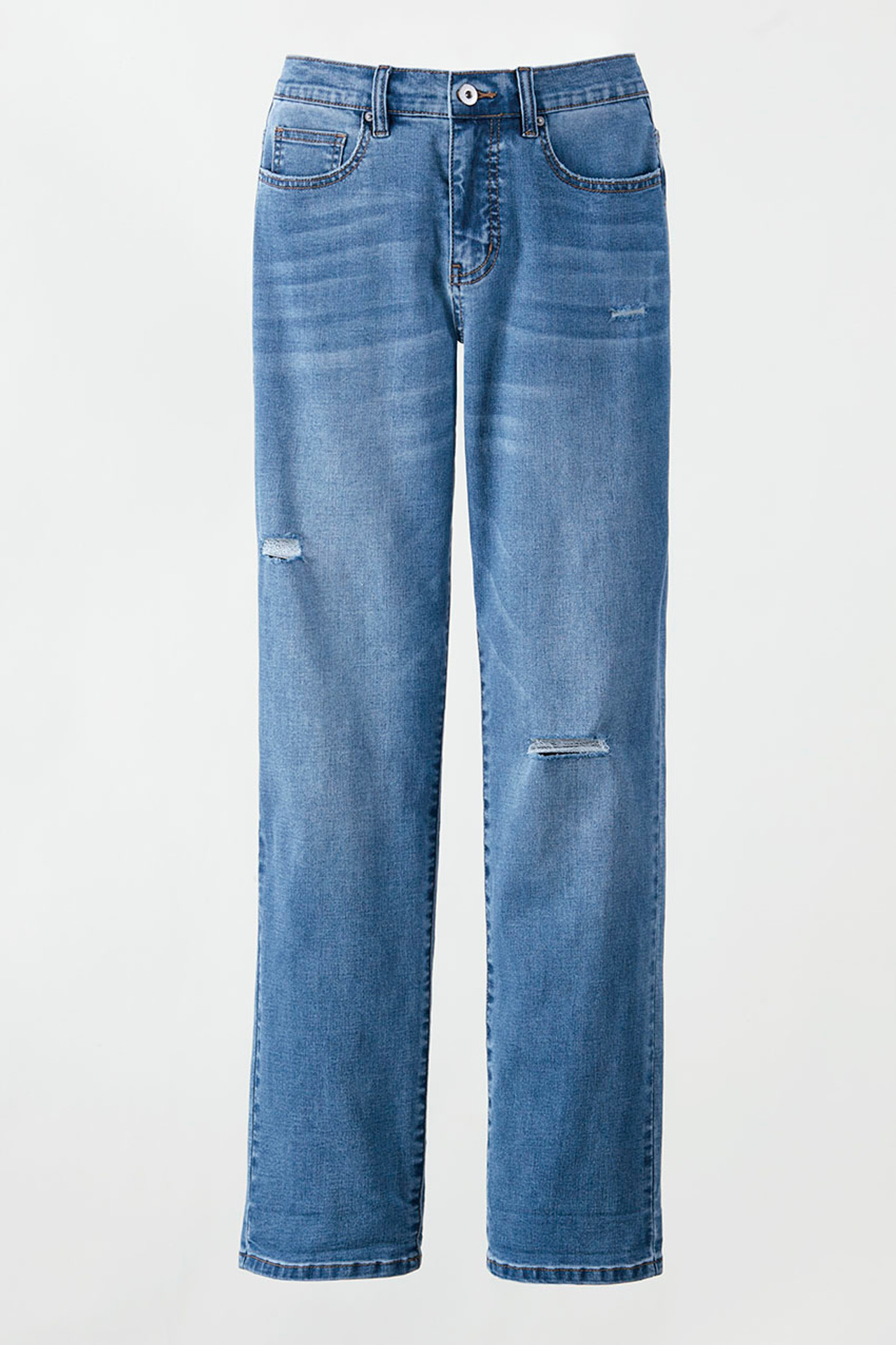 The Creek® Distressed Boyfriend Jeans