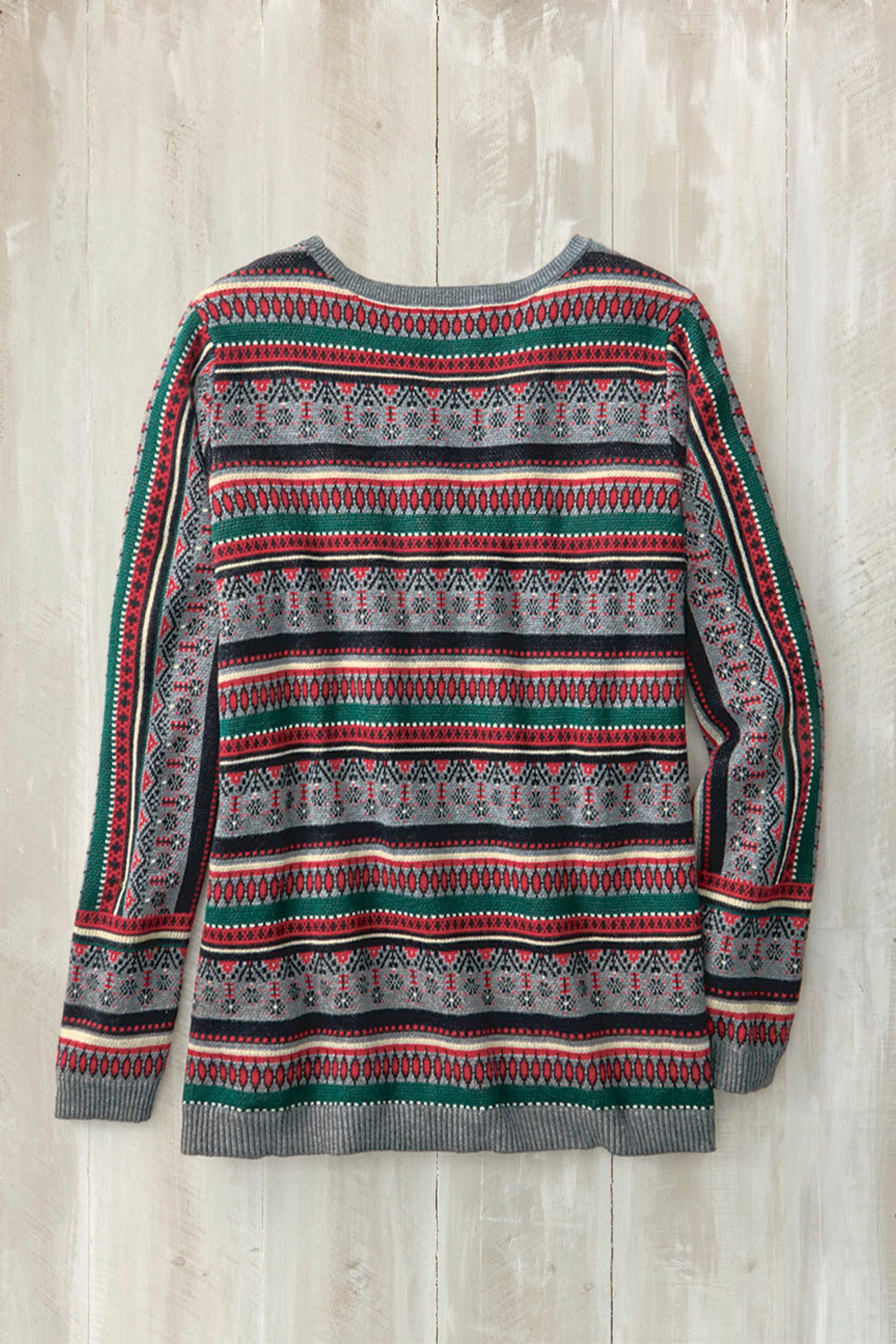 19AW kolor PATCHWORK FAIR ISLE SWEATE袖丈長袖 - ニット/セーター