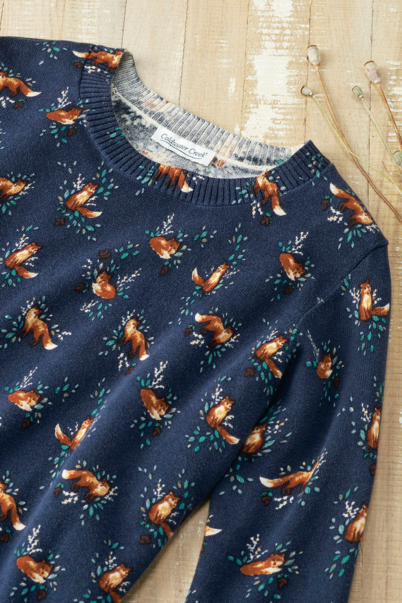 Frolicking Foxes Sweater