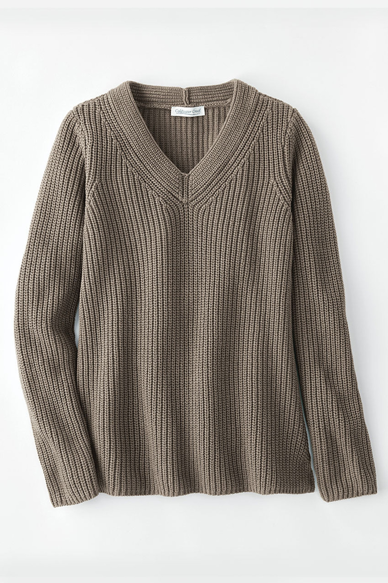 Shaker V-Neck Sweater