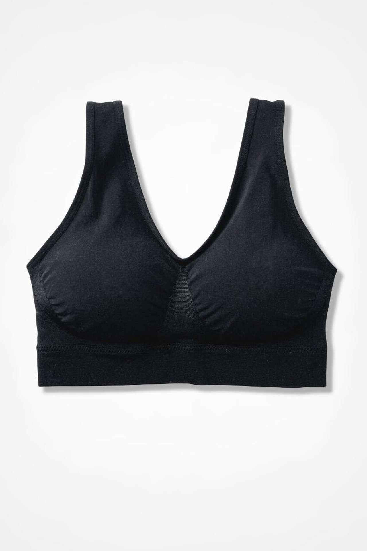 Wacoal Wireless Bra, wireless bra, comfortable to wear, model WB5X47, black  (BL)