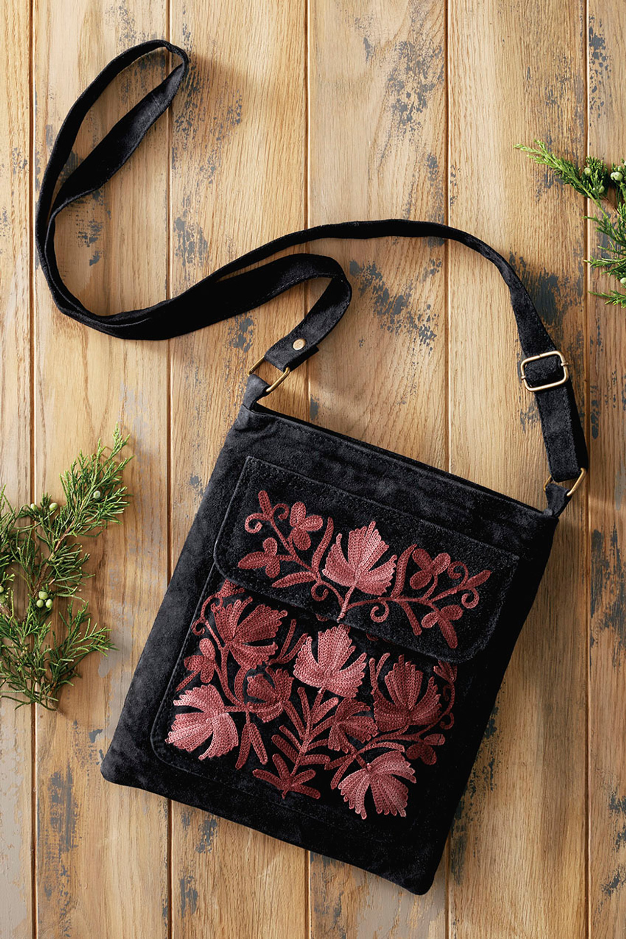 Convertible Shoulder Bag With Web Strap