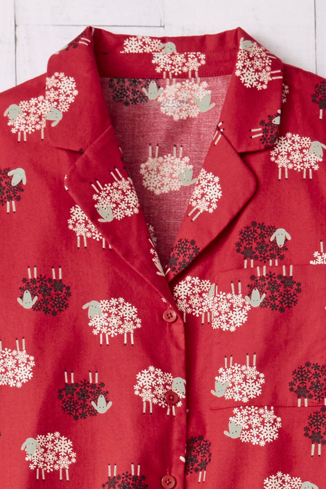 Counting Sheep Flannel PJ Set - Coldwater Creek