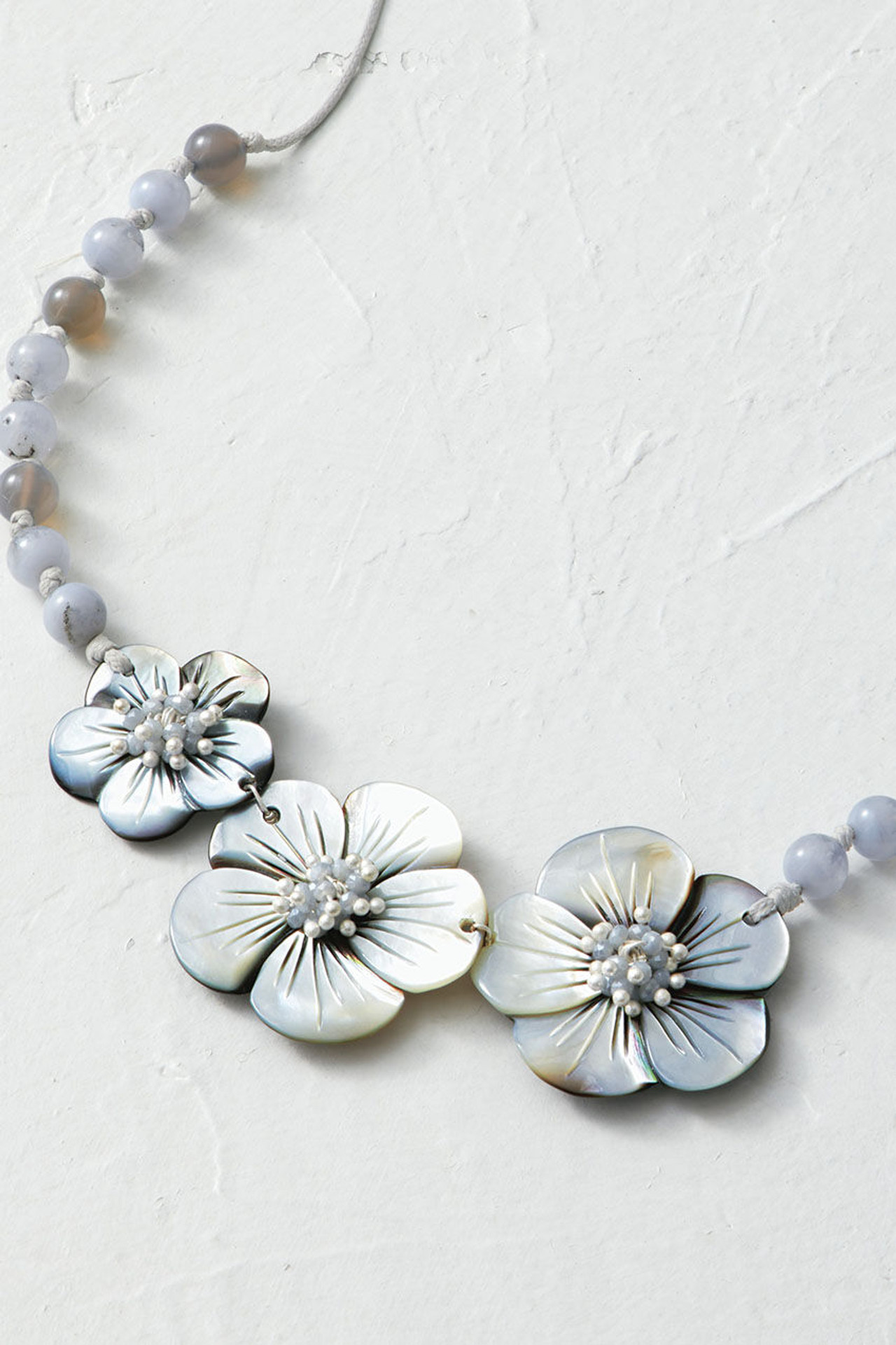 Moni Roy White Flower Set | Flower necklace set, Flower necklace, Bracelet  set