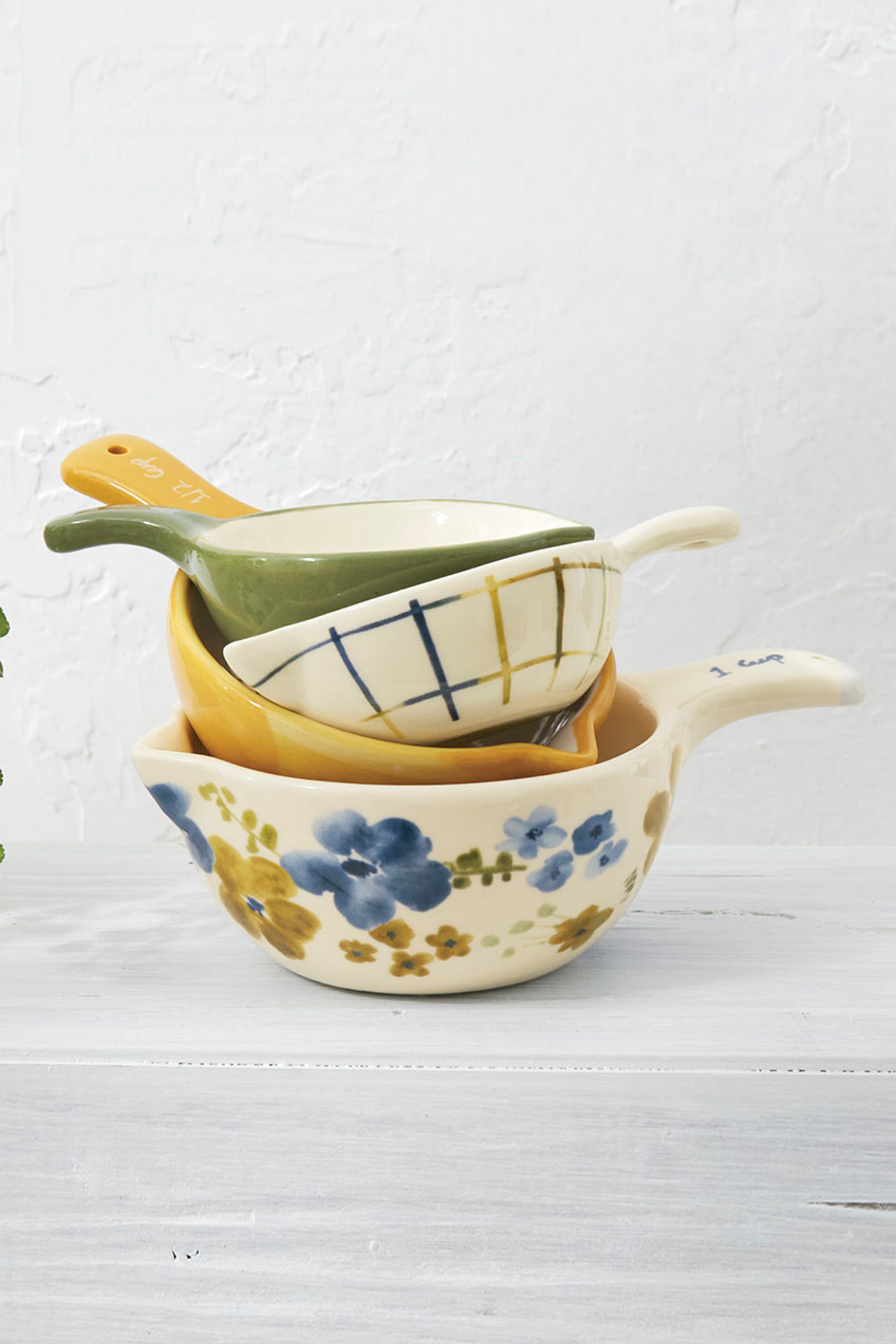 Hand-Painted Measuring Cups