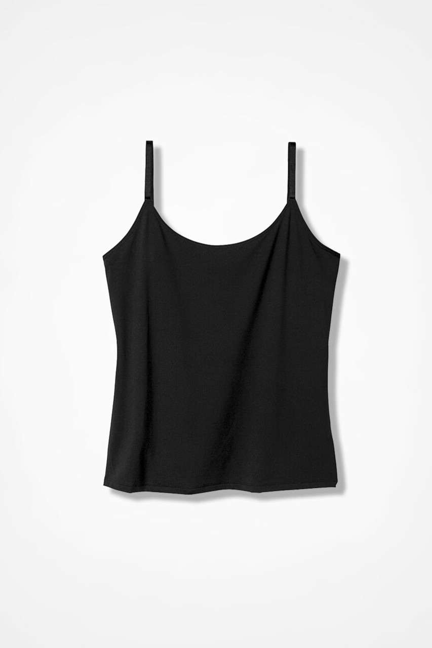 High-control camisole with back support - Style 287L / Black