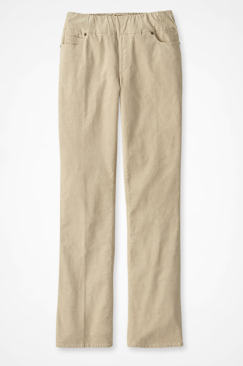 【LOW CLASSIC】 CORDUROY BOOT-CUT PANTS /追跡付 Pull-On Bootcut Stretch Corduroys - Coldwater Creek