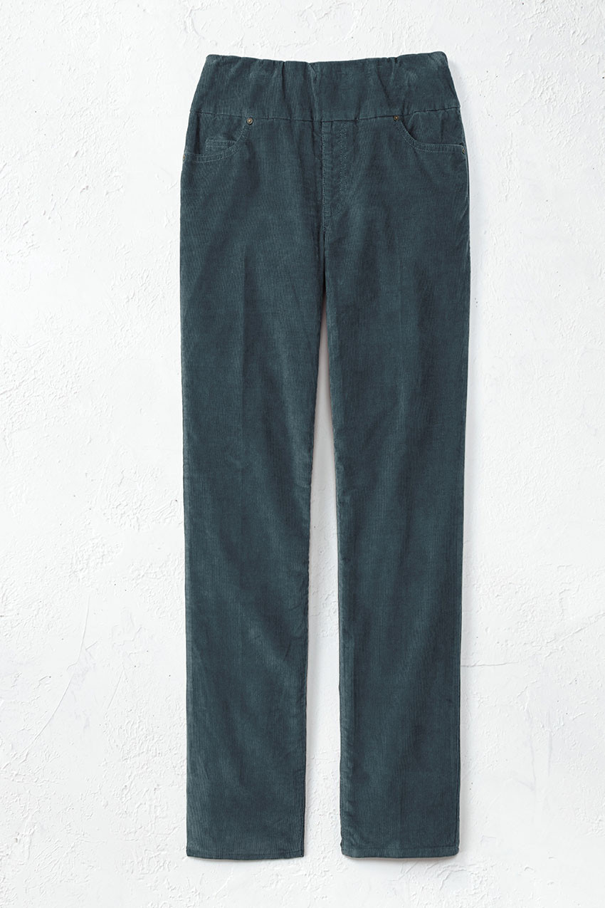 Pinwale Pull-On Stretch Corduroys - Coldwater Creek