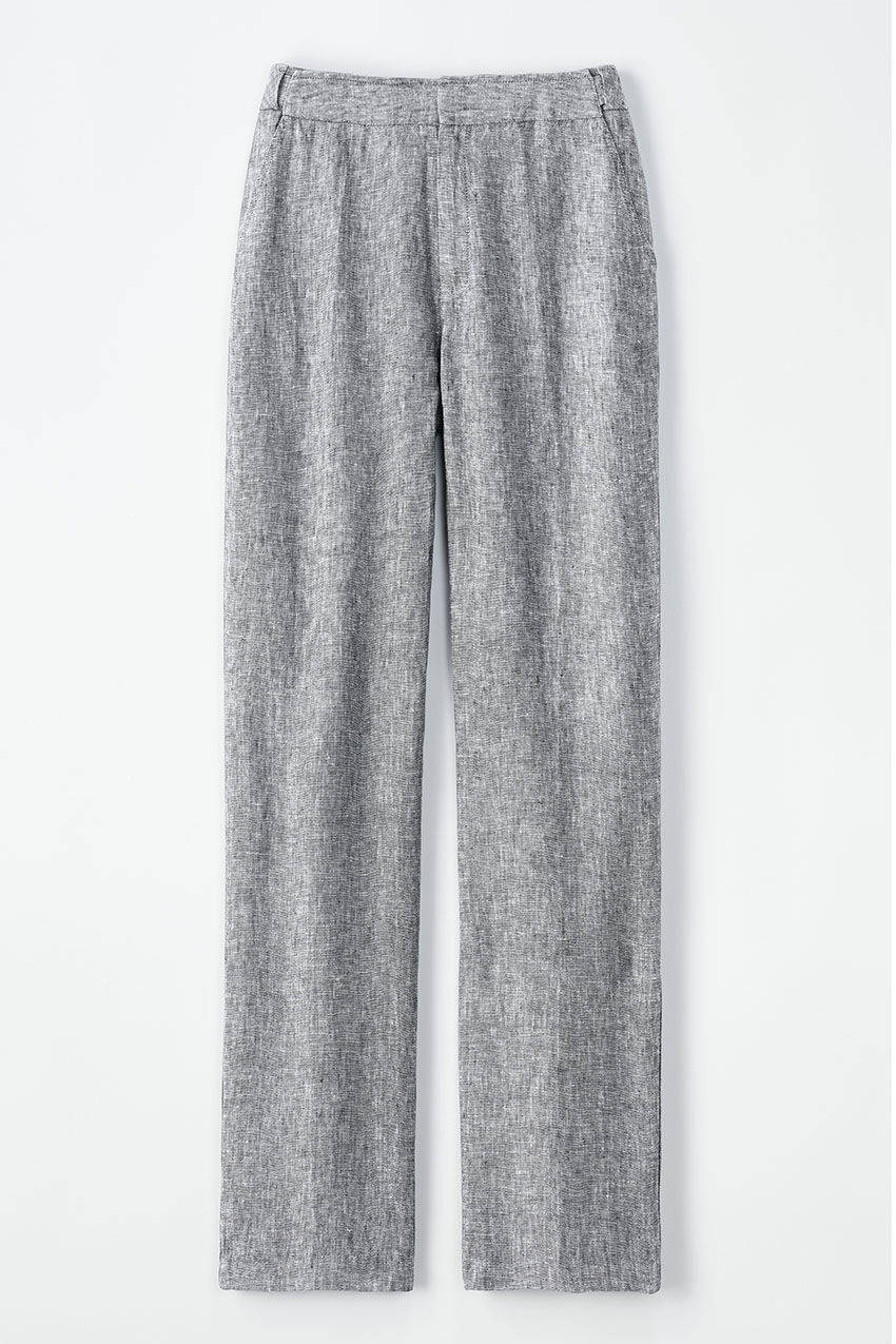Hidden Stretch-Waist Linen Pants - Coldwater Creek