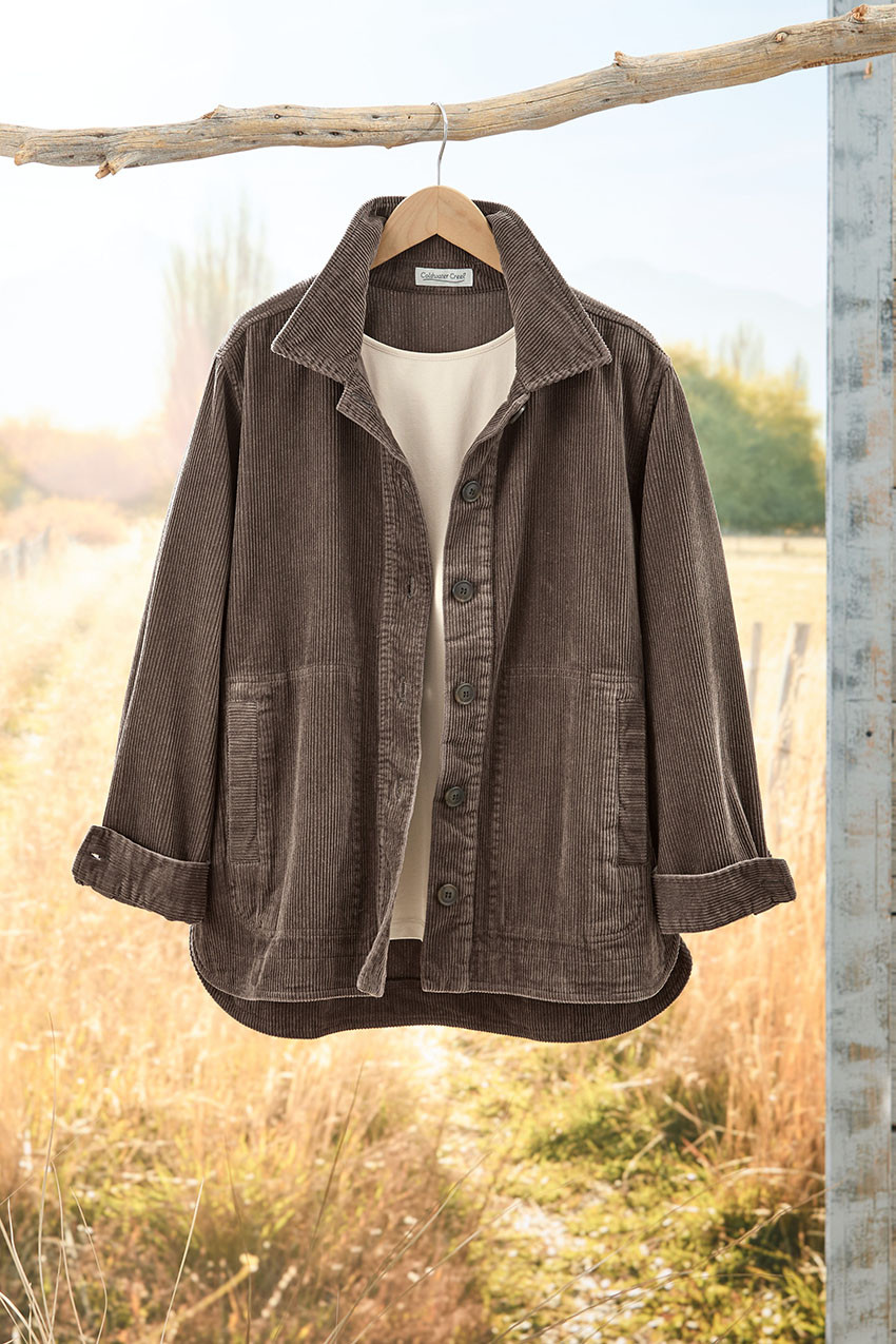 Braeburn Corduroy Shirt Jacket - Coldwater Creek