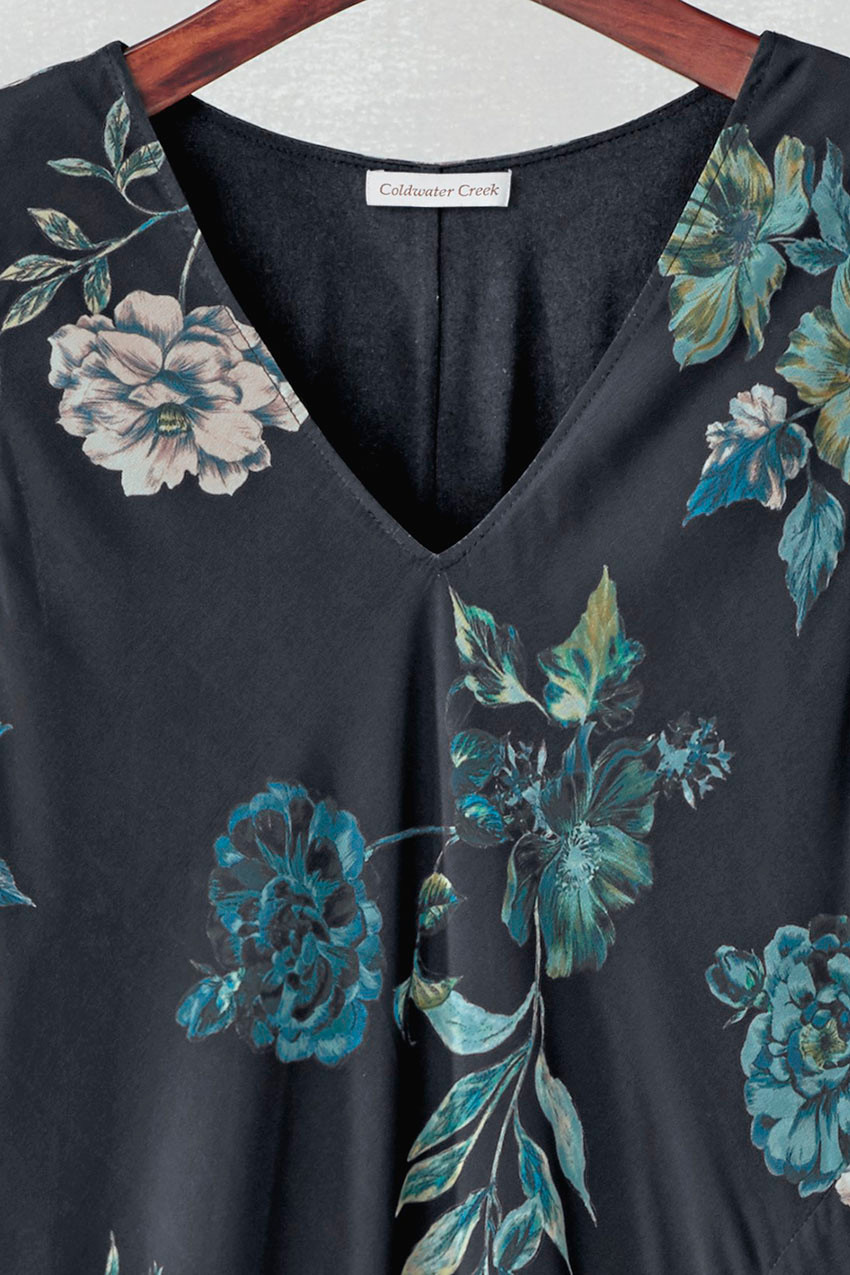 Cassia Flora Maxi Dress - Coldwater Creek