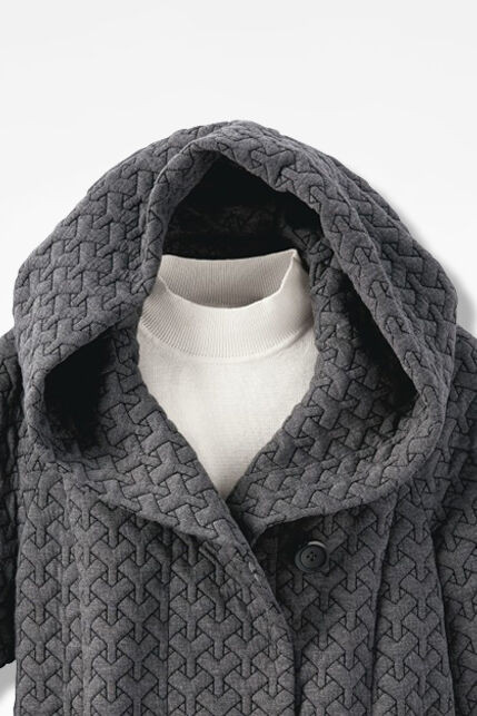 First Frost Textured Knit Coat - Coldwater Creek
