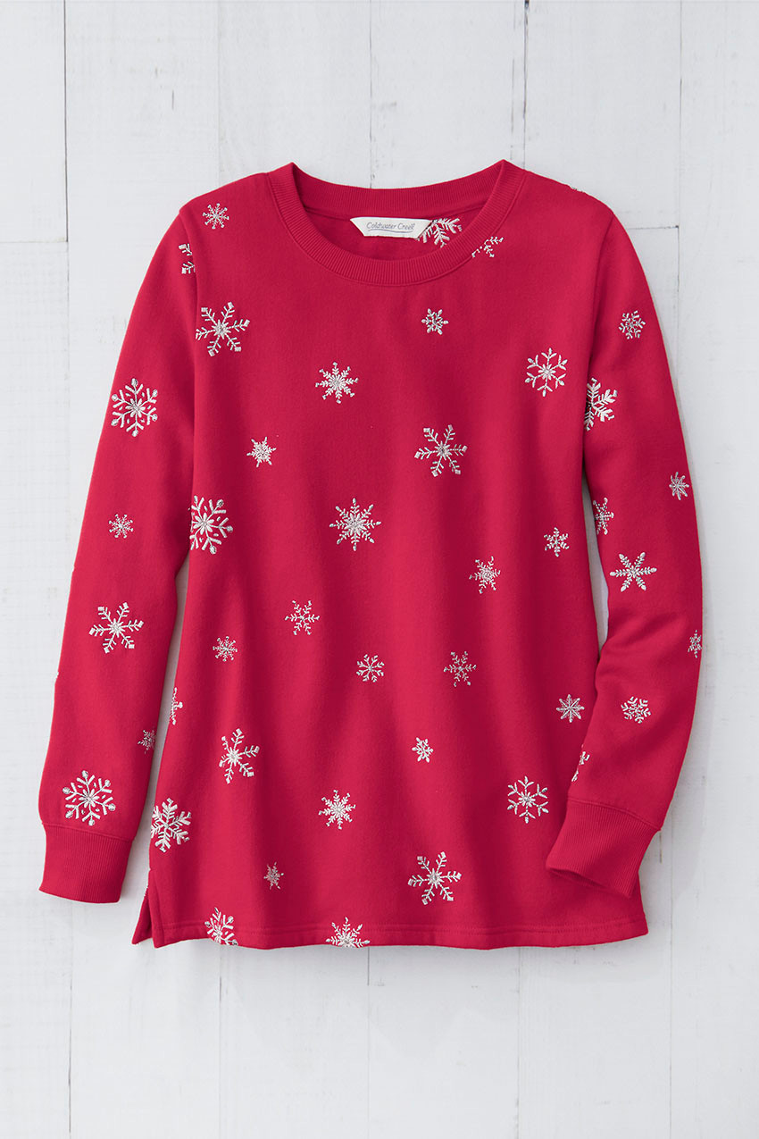 Let It Snow Sweatshirt - Coldwater Creek