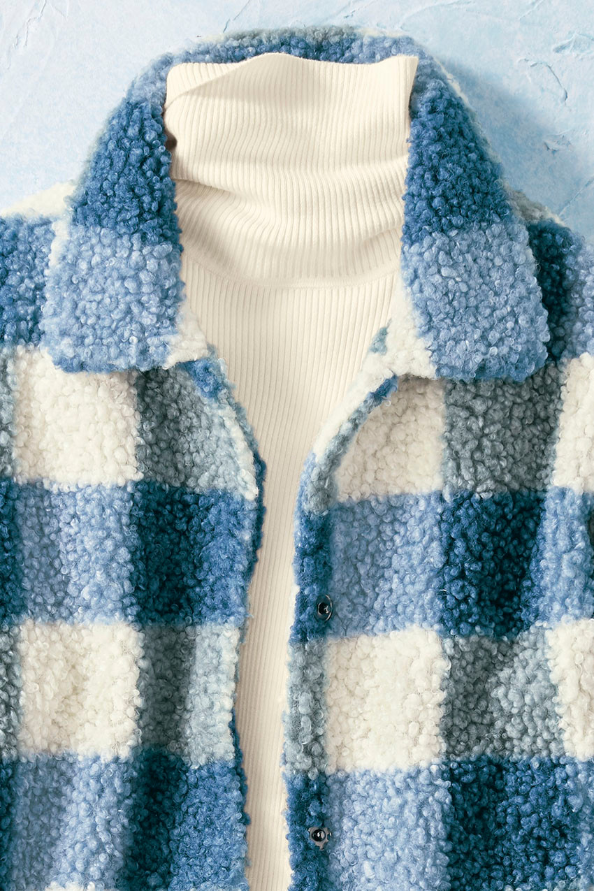 Bouclé Plaid Jacket Coldwater Creek