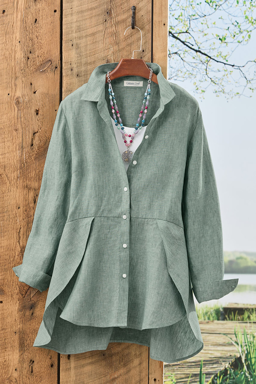 Breezy Days Linen Tunic - Coldwater Creek