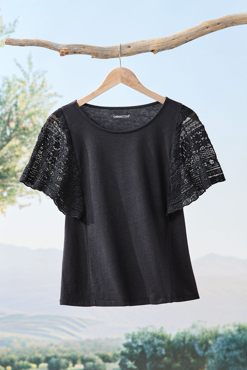 Gracious Lace Top Coldwater Creek