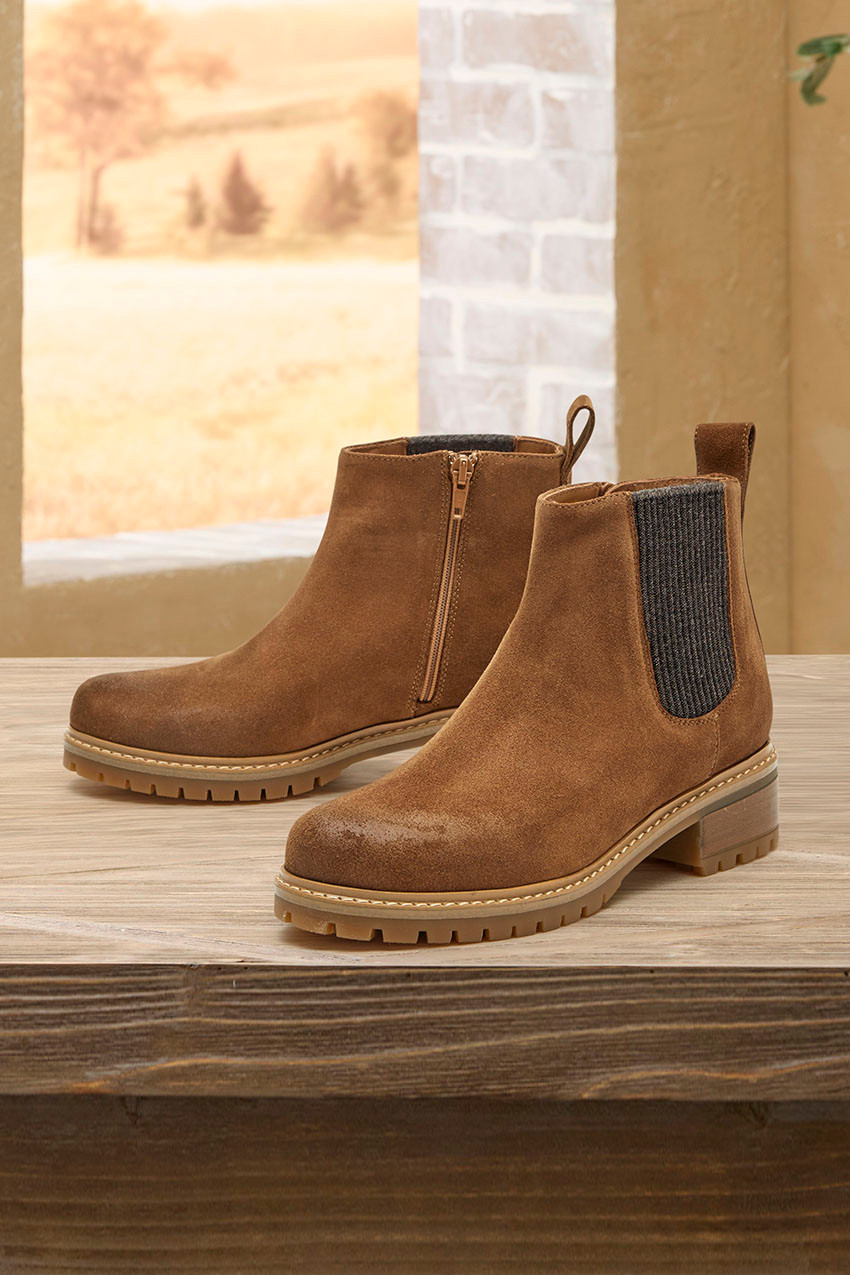 Boots Gummi Galeria Kaufhof Chelsea Boots Walk London Callum Seam