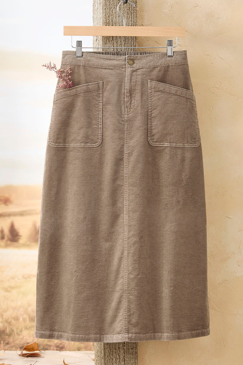 スカート SEOOOCOOKIE CORDUROY SKIRT PANTS 4BMS027 Corduroy Boot Skirt - Coldwater Creek