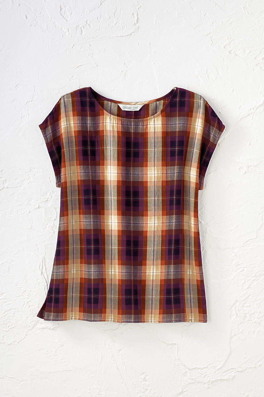 Autumn Plaid Shell - Coldwater Creek