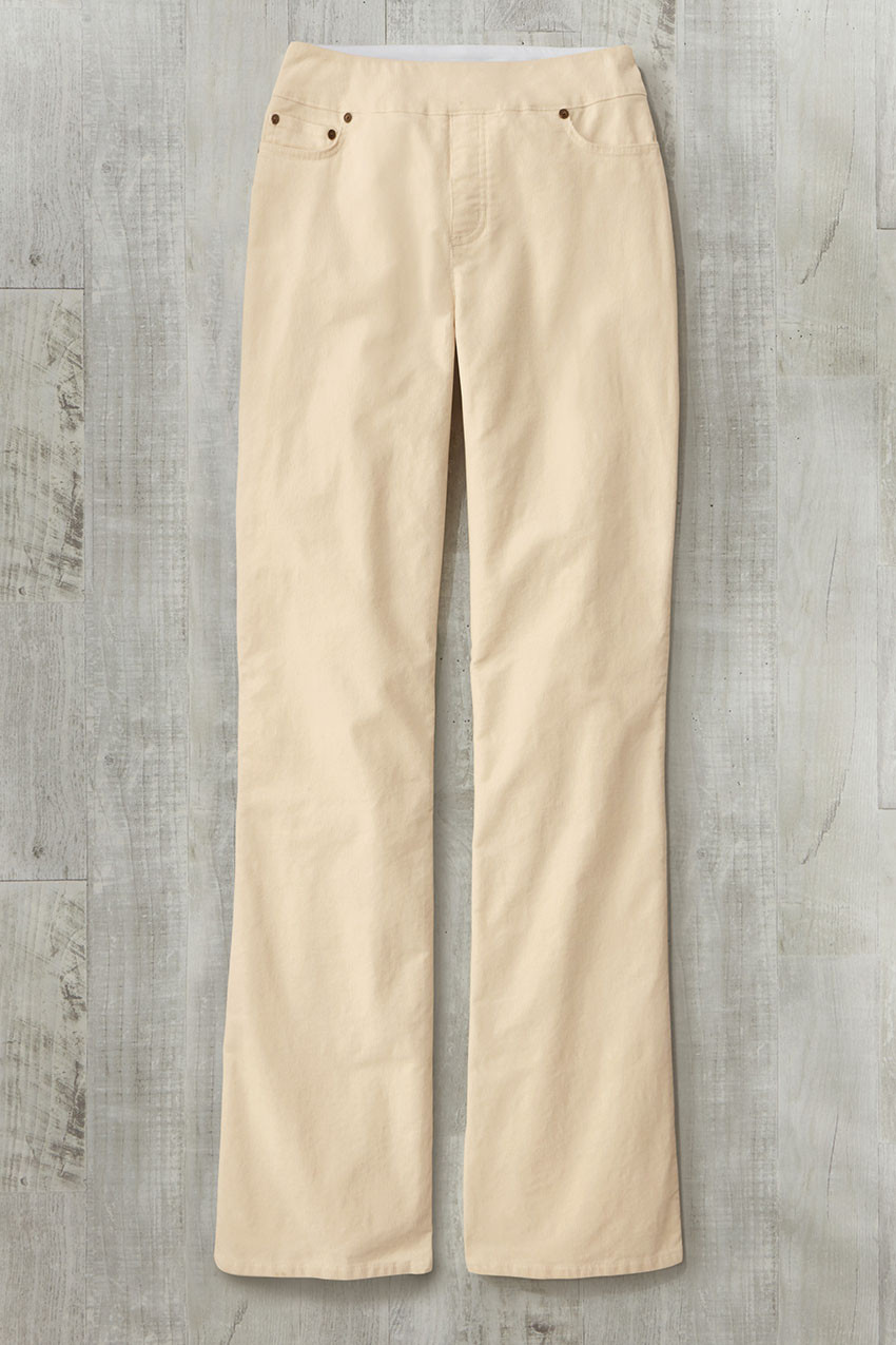 Pull On ShapeMe® Bootcut Corduroys - Coldwater Creek