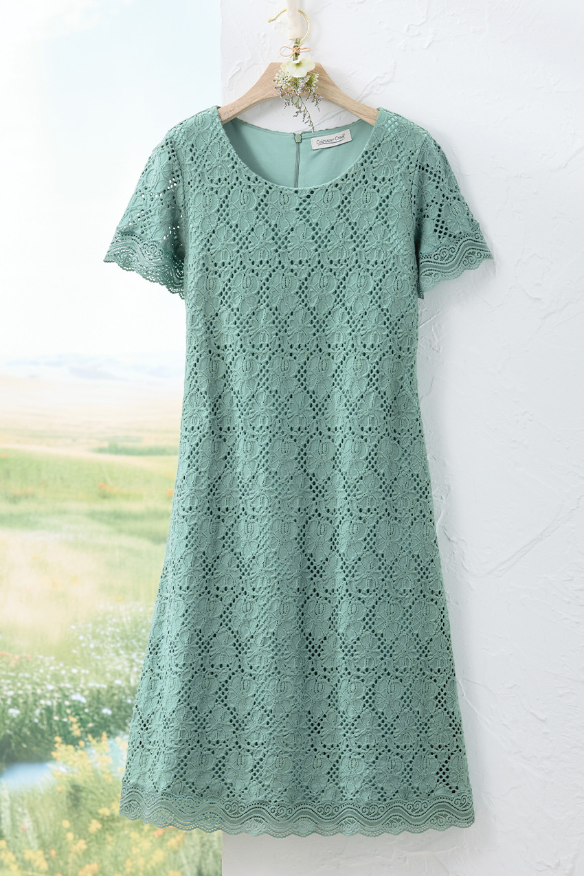 Clarice Stretch Lace Dress - Coldwater Creek
