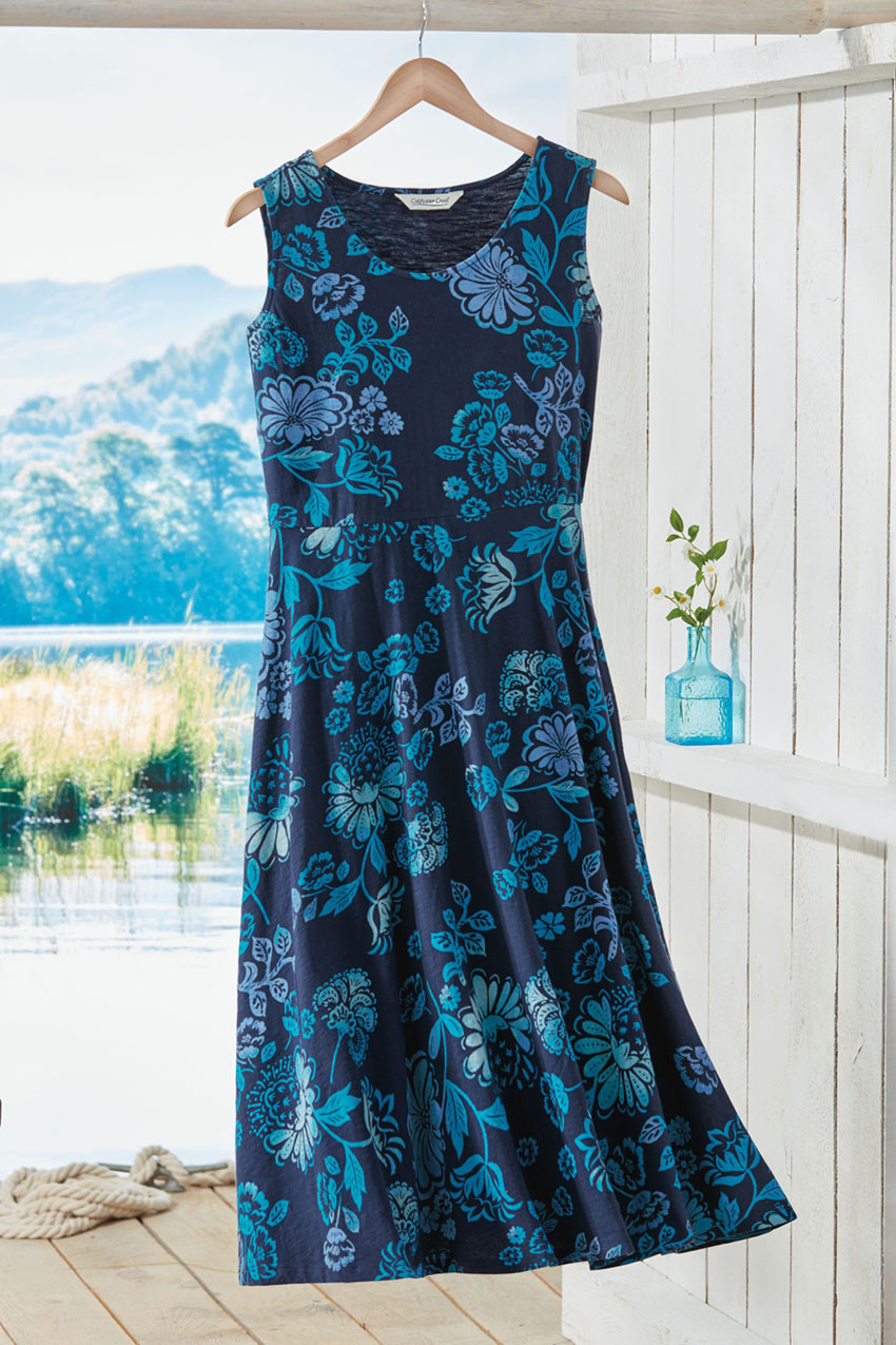 Woodland Flora Knit Dress Coldwater Creek