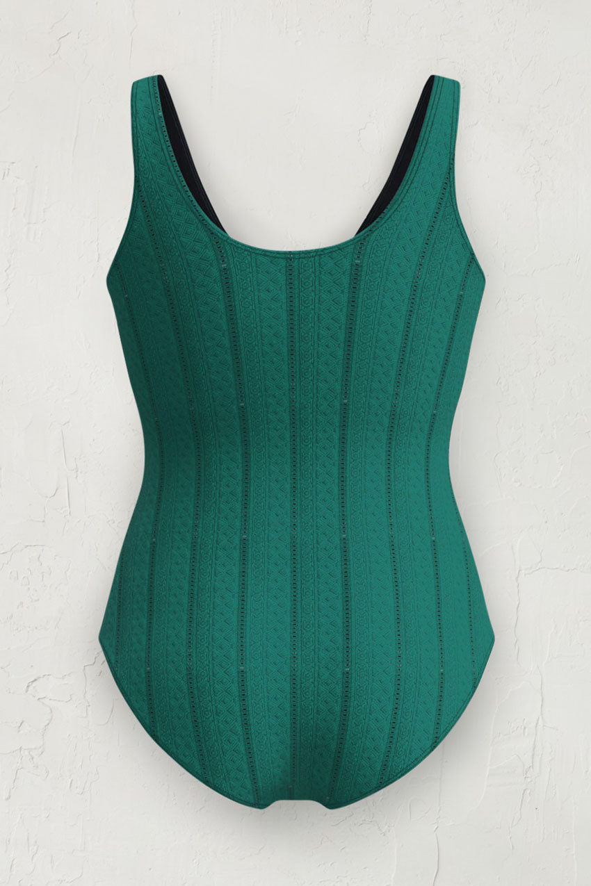 Textured ShapeMe™ Crossover Bathing Suit - Coldwater Creek