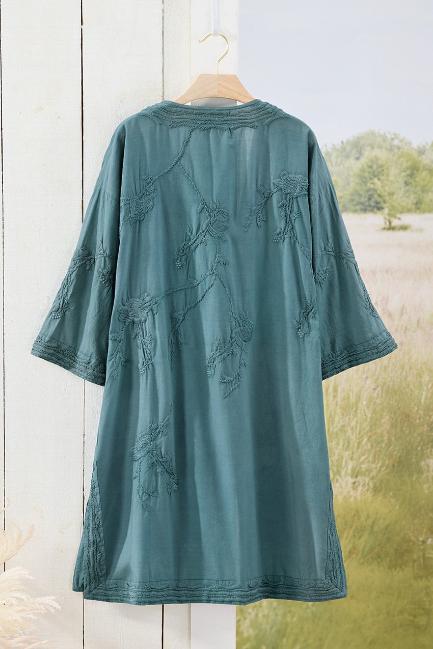 Aria Embroidered Topper - Coldwater Creek