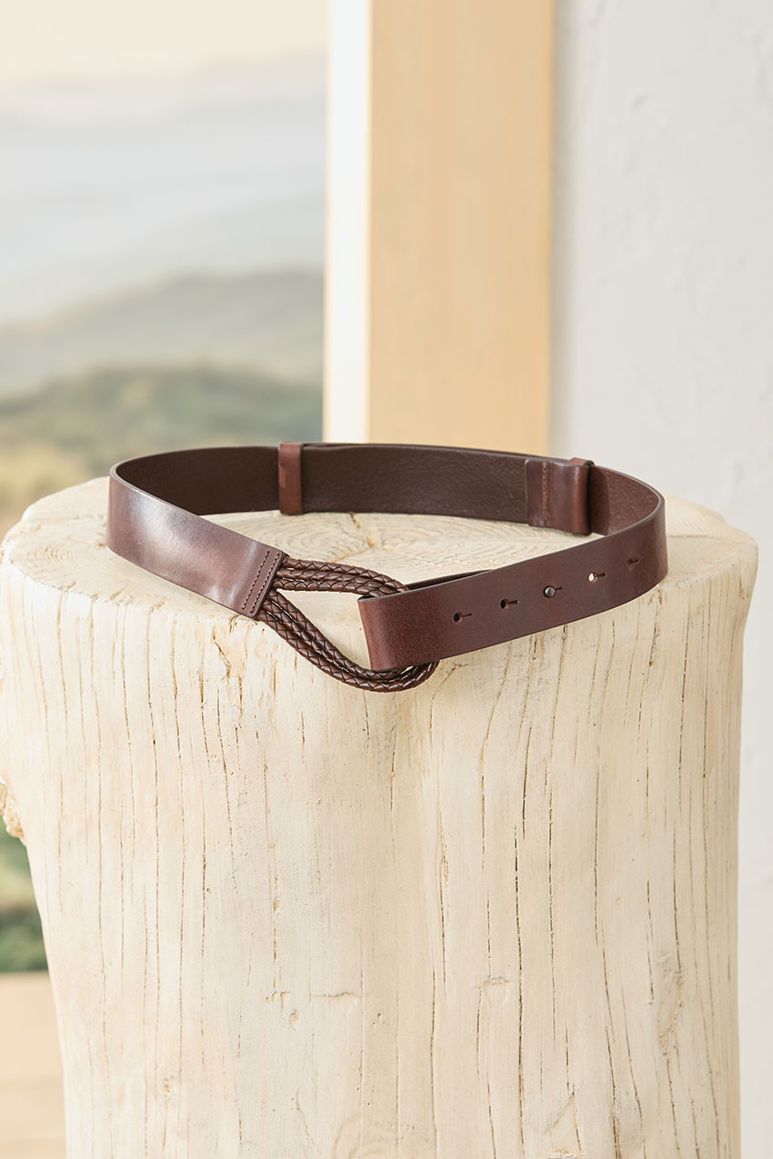 Braided Loop Adjustable Belt - Coldwater Creek