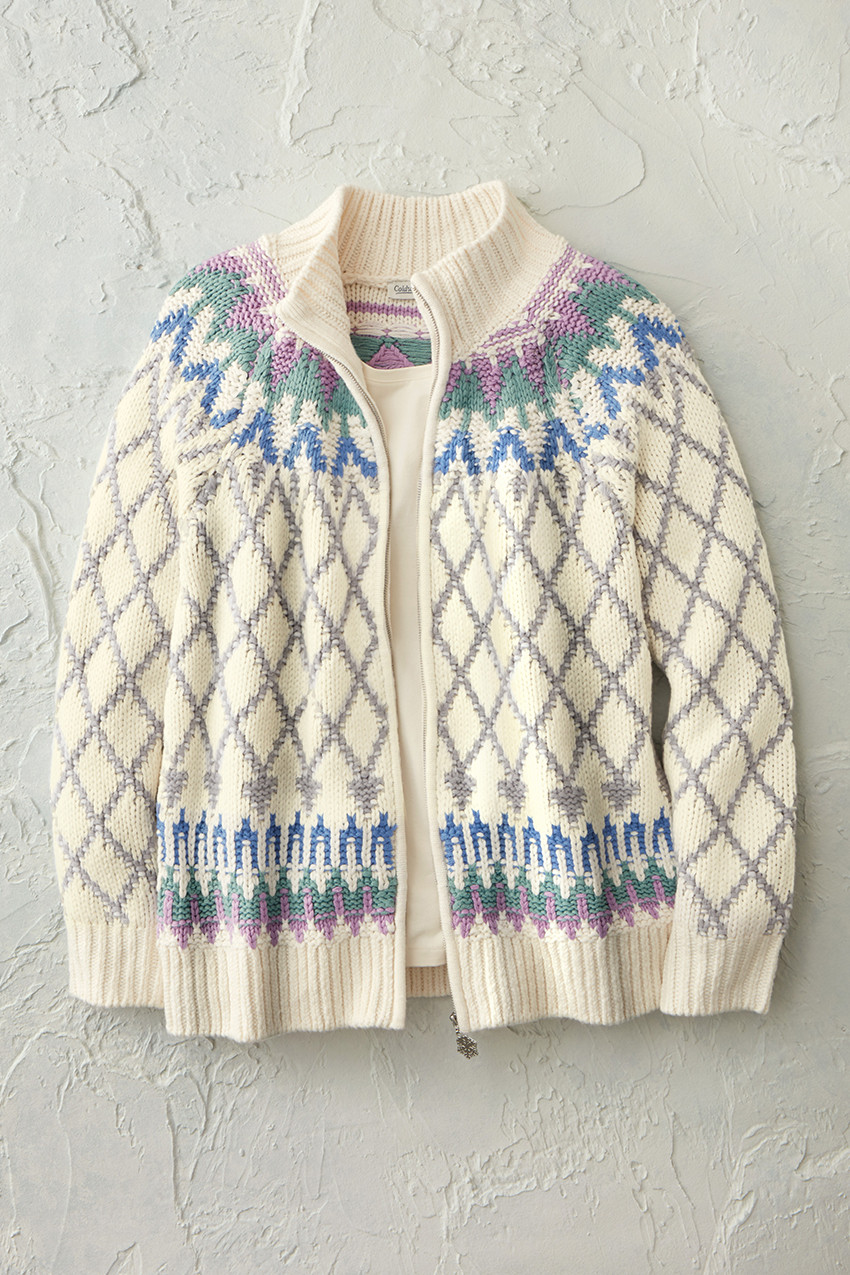 Nordic Mist Sweater Jacket - Coldwater Creek
