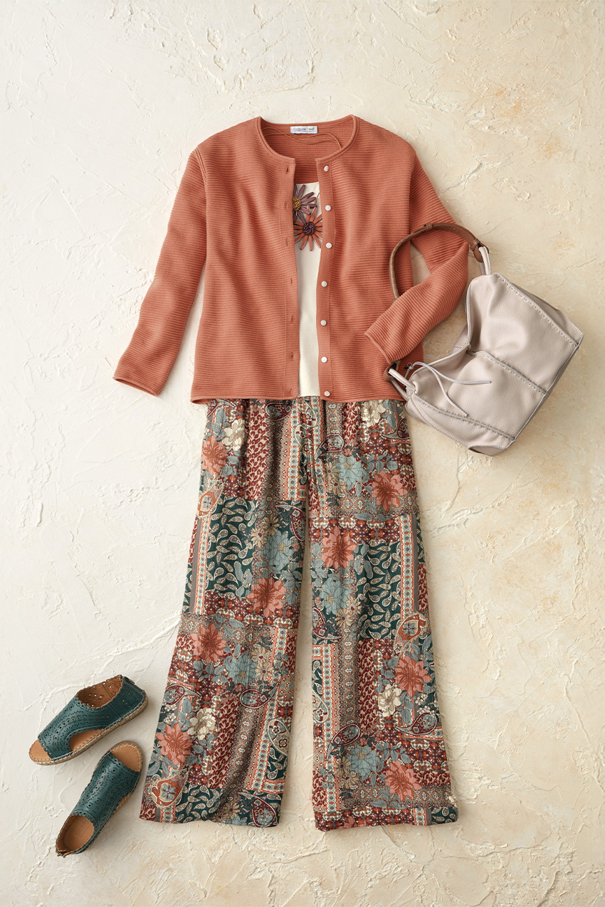 Ottoman Rib Cardigan - Coldwater Creek