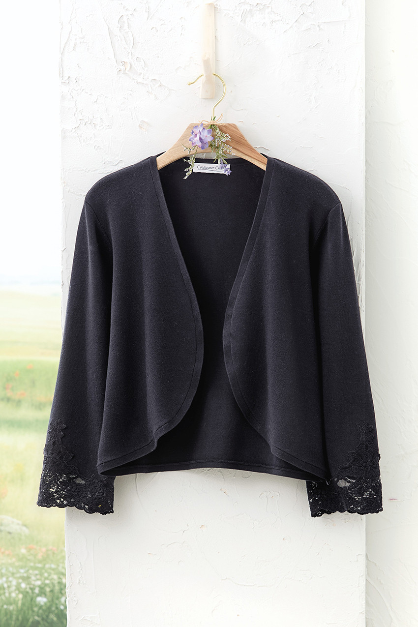 room306 CONTEMPORARY - 【専用】12/1までSpell Bella Shrug cardigan Whisperlace Sweater Shrug - Coldwater Creek